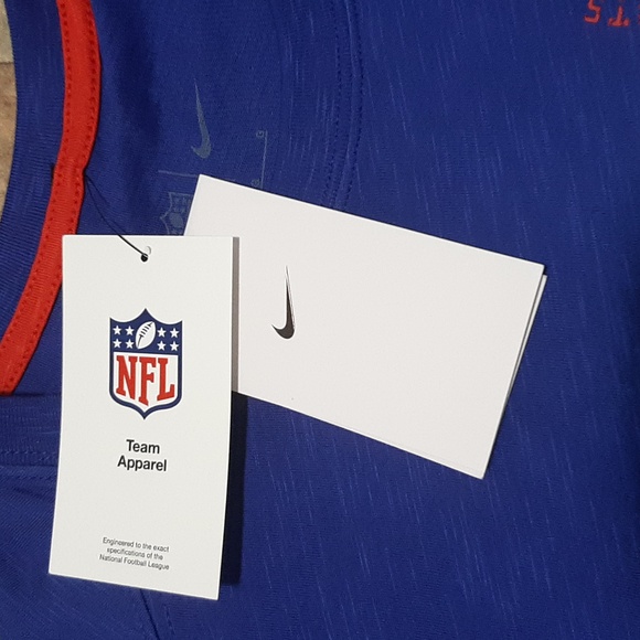 New. Nike New England Patriots Historic Logo Royal Long Sleeve T-Shirt. XL. - Picture 4 of 5